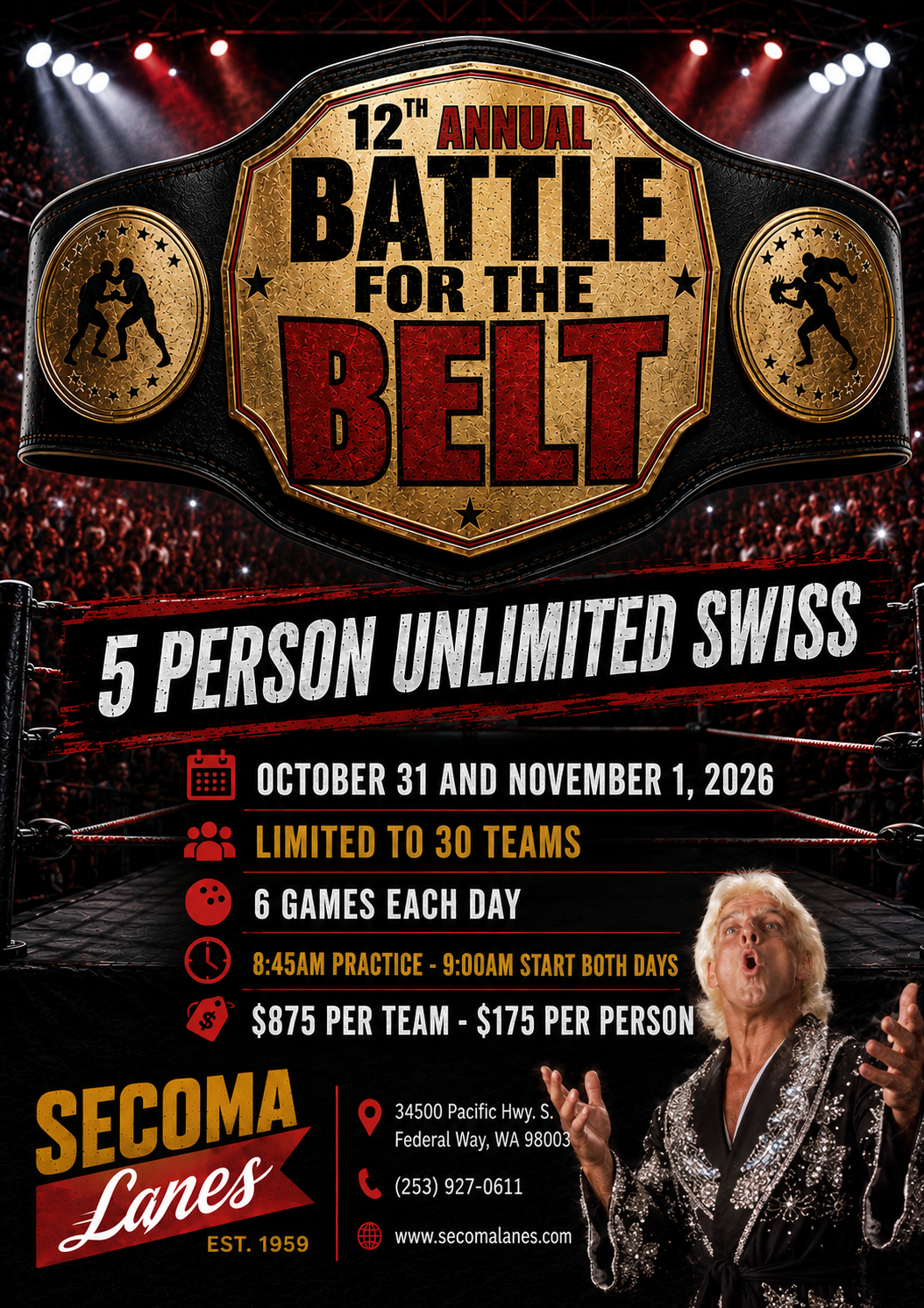 Battle for the Belt - Oct 31 and Nov 1, 2026