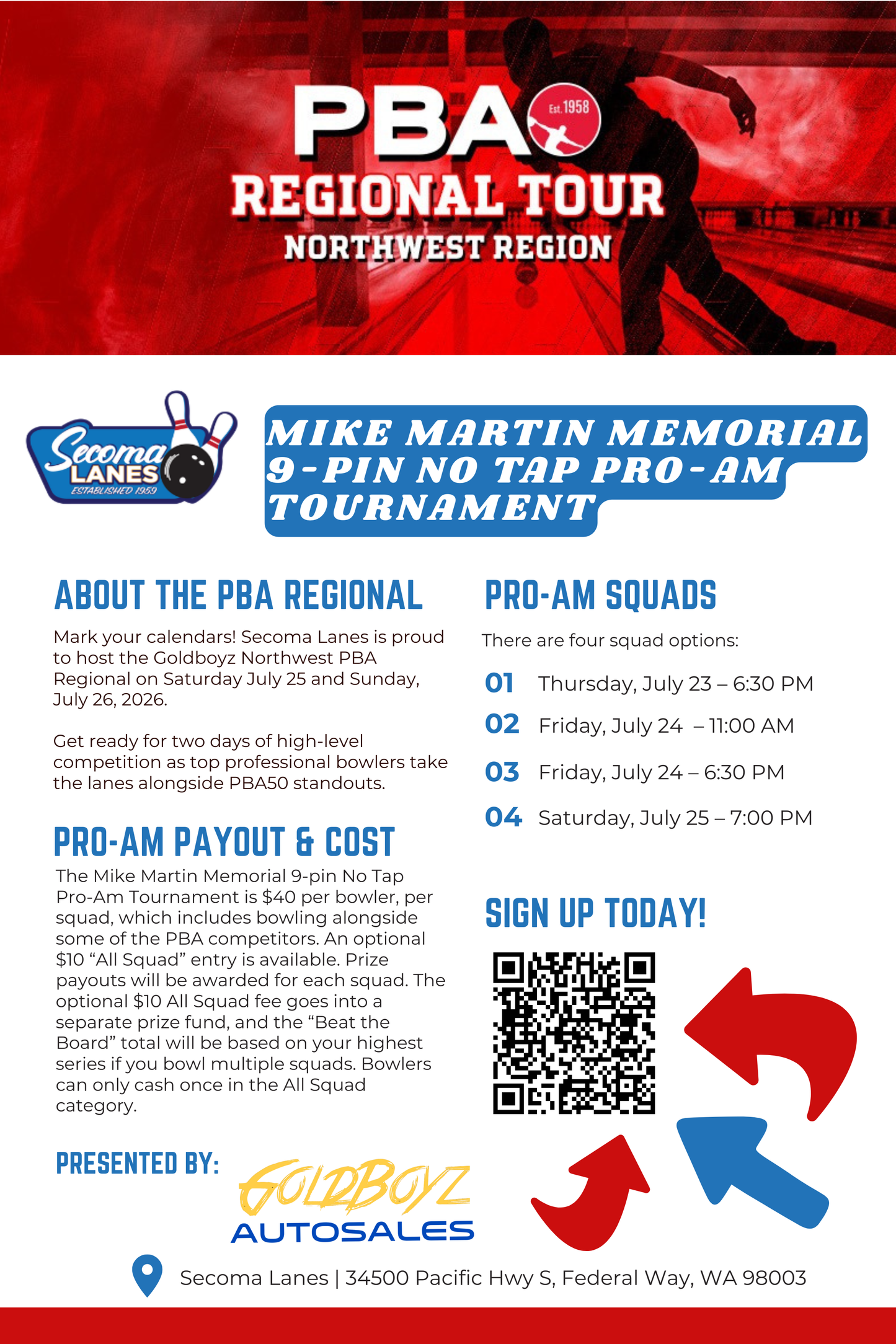 NW PBA Regional Pro-AM