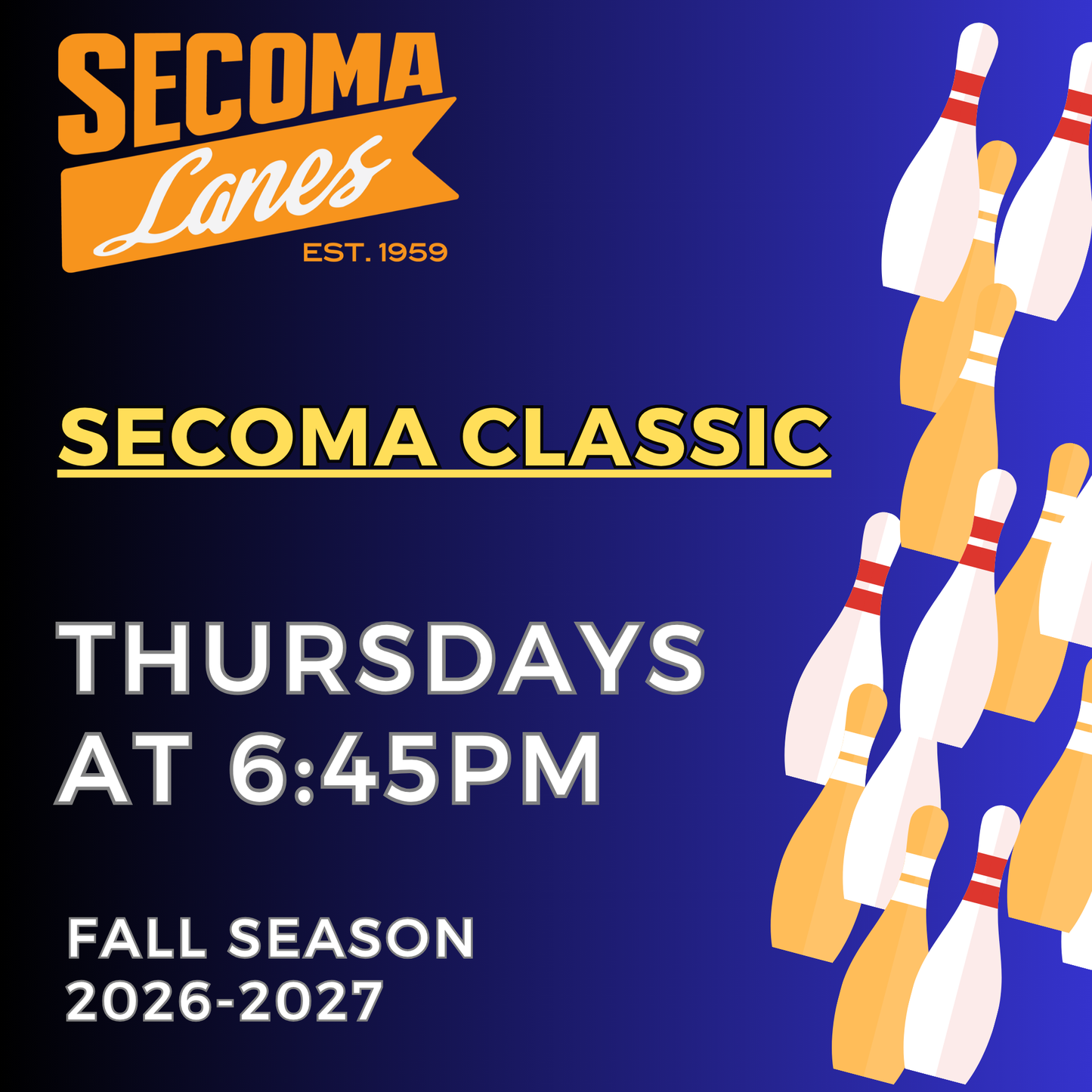 Secoma Classic - 2026-2027 Season